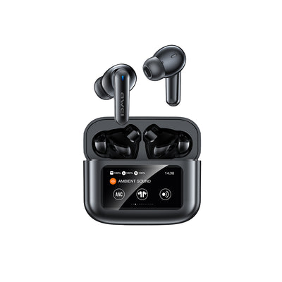 Fone de ouvido Bluetooth AWEI T56ANC com tela colorida sensível ao toque