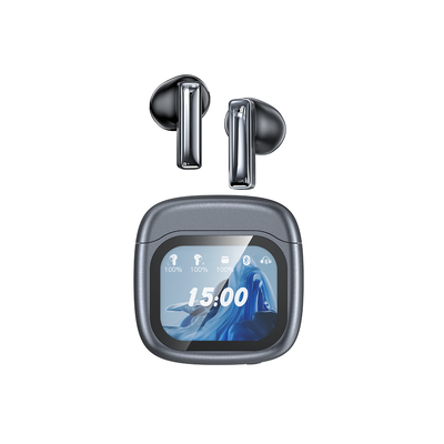 Fone de ouvido Bluetooth AWEI TP100ENC com tela colorida sensível ao toque