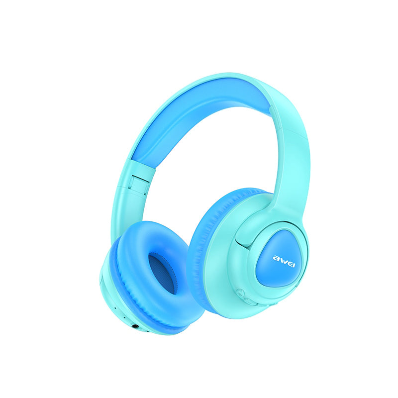 Headset sem fio infantil Awei AT51 (cancelamento de ruído, seguro e confortável)