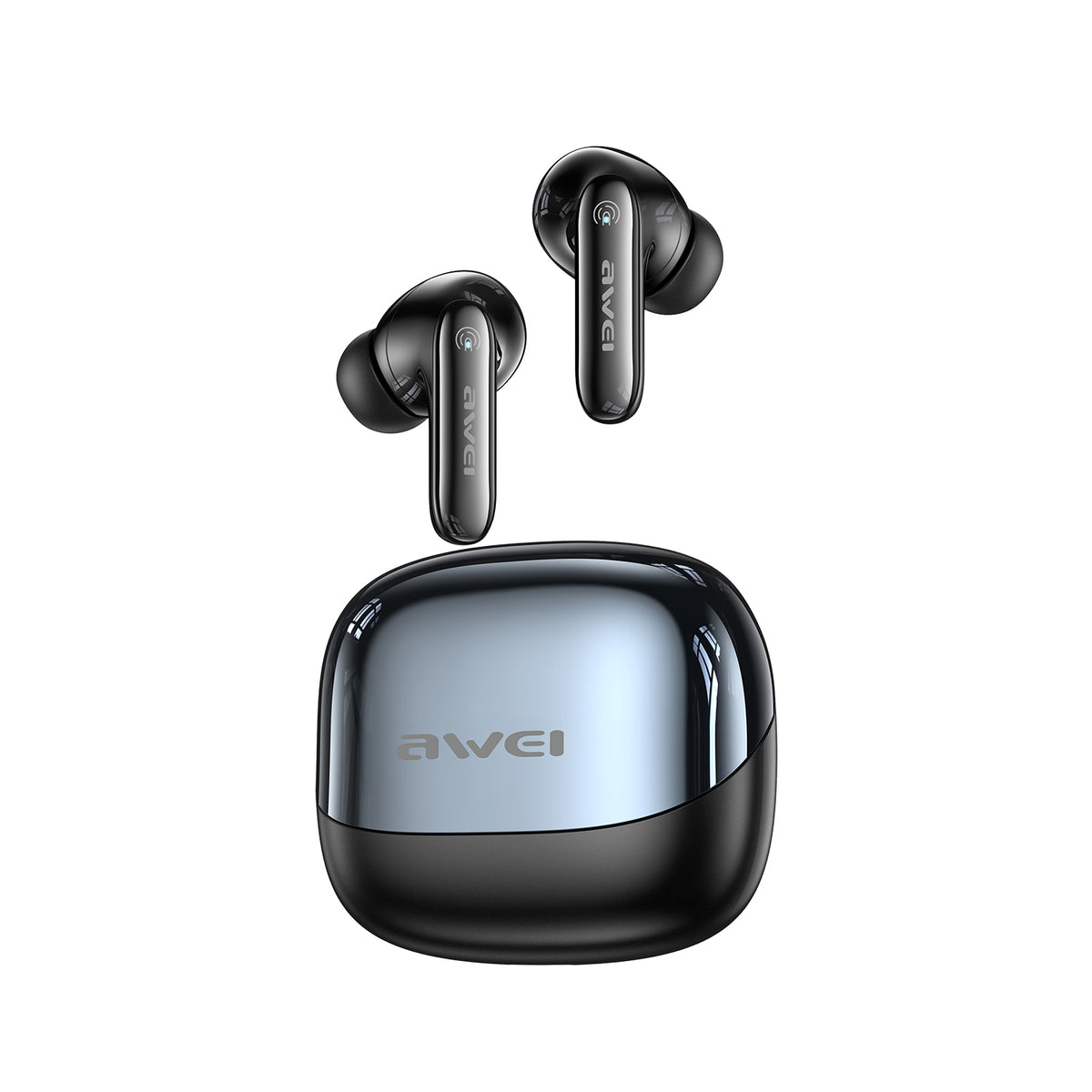 Fones de ouvido AWEI T88 ANC (TWS, baixa latência, cancelamento de ruído duplo com ENC)