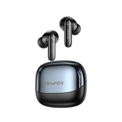 Fones de ouvido AWEI T88 ANC (TWS, baixa latência, cancelamento de ruído duplo com ENC)