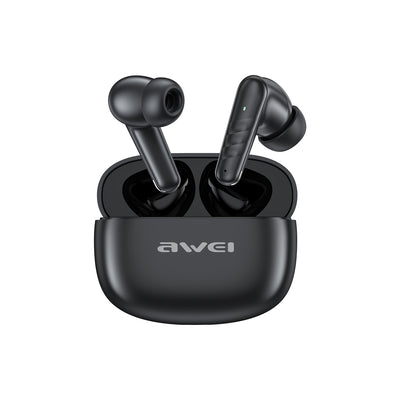 Fones de ouvido AWEI T88 ANC (TWS, baixa latência, cancelamento de ruído duplo com ENC)