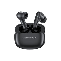 Fones de ouvido AWEI T88 ANC (TWS, baixa latência, cancelamento de ruído duplo com ENC)