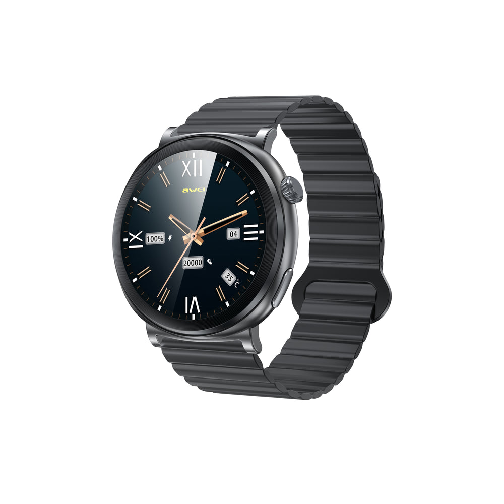 Smartwatch AWEI Série 18 (tela AMOLED, monitoramento de saúde, à prova d'água profissional)