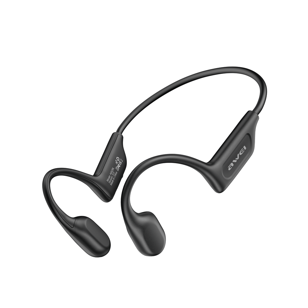 Fones de ouvido esportivos de condução óssea Awei A892BL (conforto com ouvido aberto, zero vazamento de som)