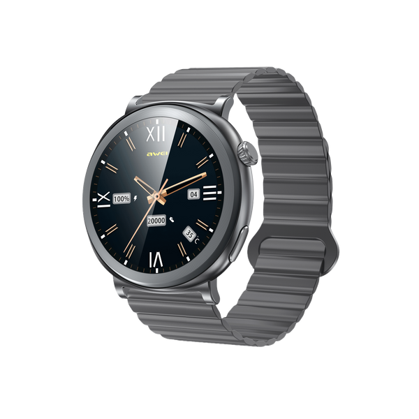 Smartwatch AWEI Série 18 (tela AMOLED, monitoramento de saúde, à prova d'água profissional)