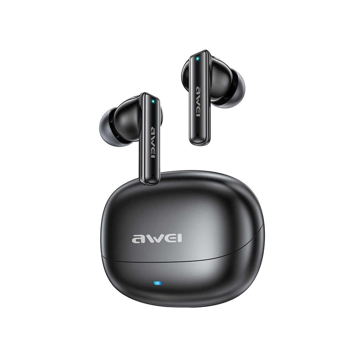 Fones de ouvido AWEI T88 ANC (TWS, baixa latência, cancelamento de ruído duplo com ENC)