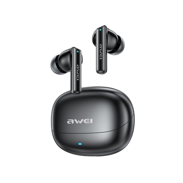 Fones de ouvido AWEI T88 ANC (TWS, baixa latência, cancelamento de ruído duplo com ENC)
