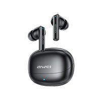 Fones de ouvido AWEI T88 ANC (TWS, baixa latência, cancelamento de ruído duplo com ENC)