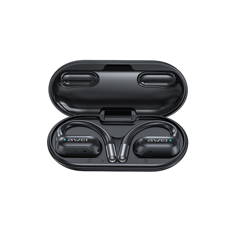 Fones de ouvido AWEI T93 (IA, OWS, condução de ar, esportivos)