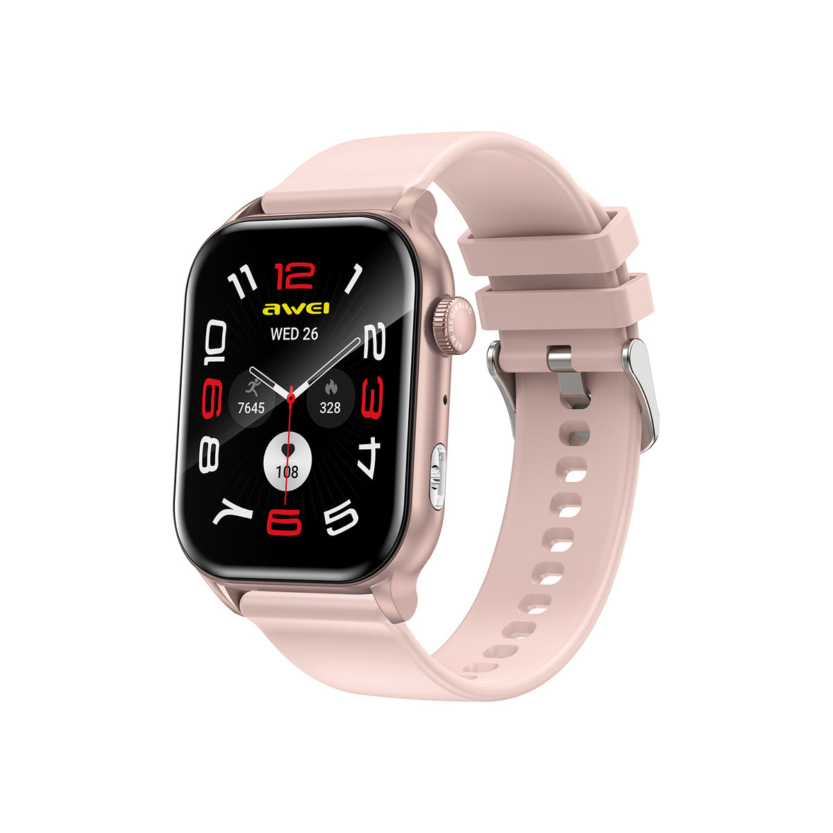 Smartwatch AWEI Série 18 (tela AMOLED, monitoramento de saúde, à prova d'água profissional)