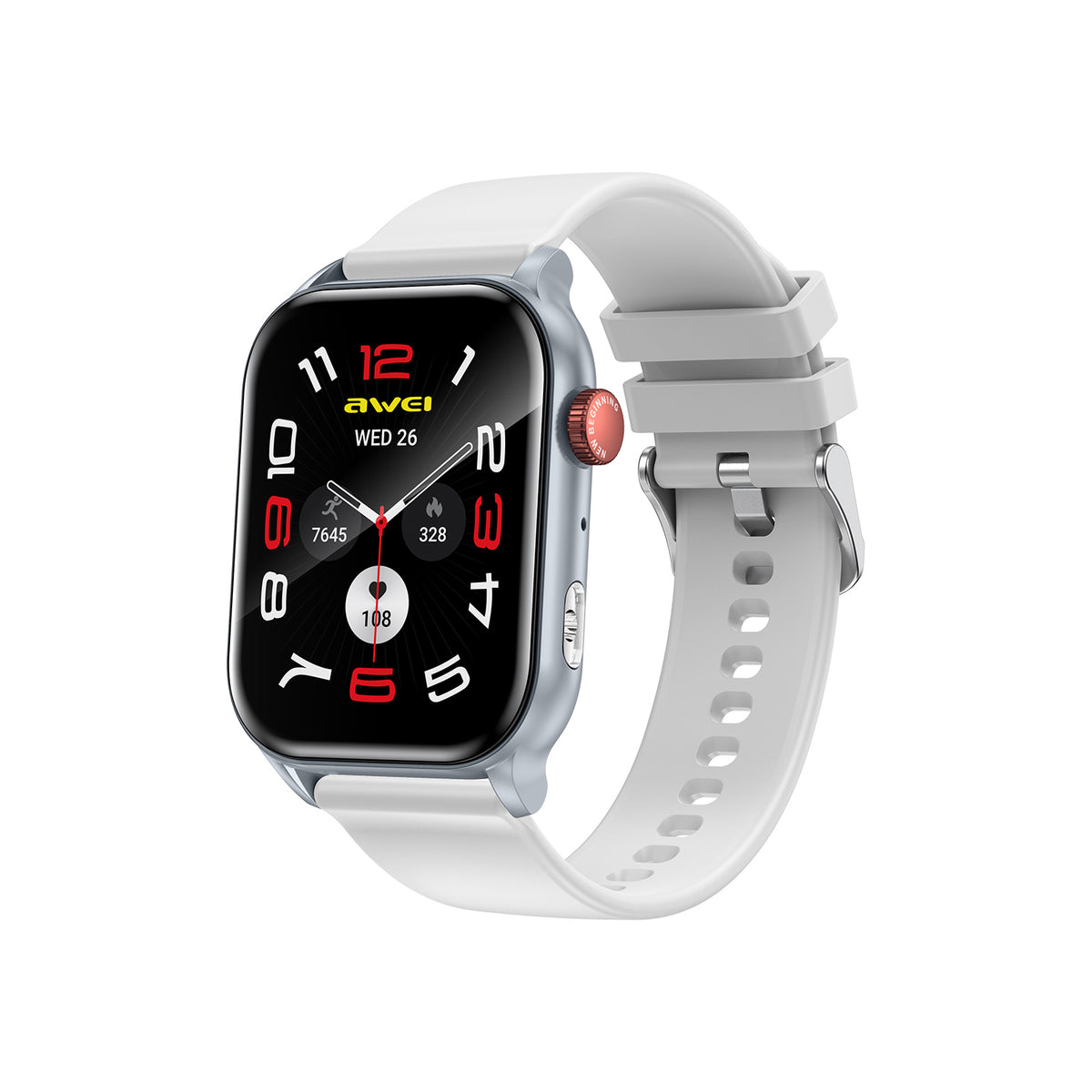 Smartwatch AWEI Série 18 (tela AMOLED, monitoramento de saúde, à prova d'água profissional)
