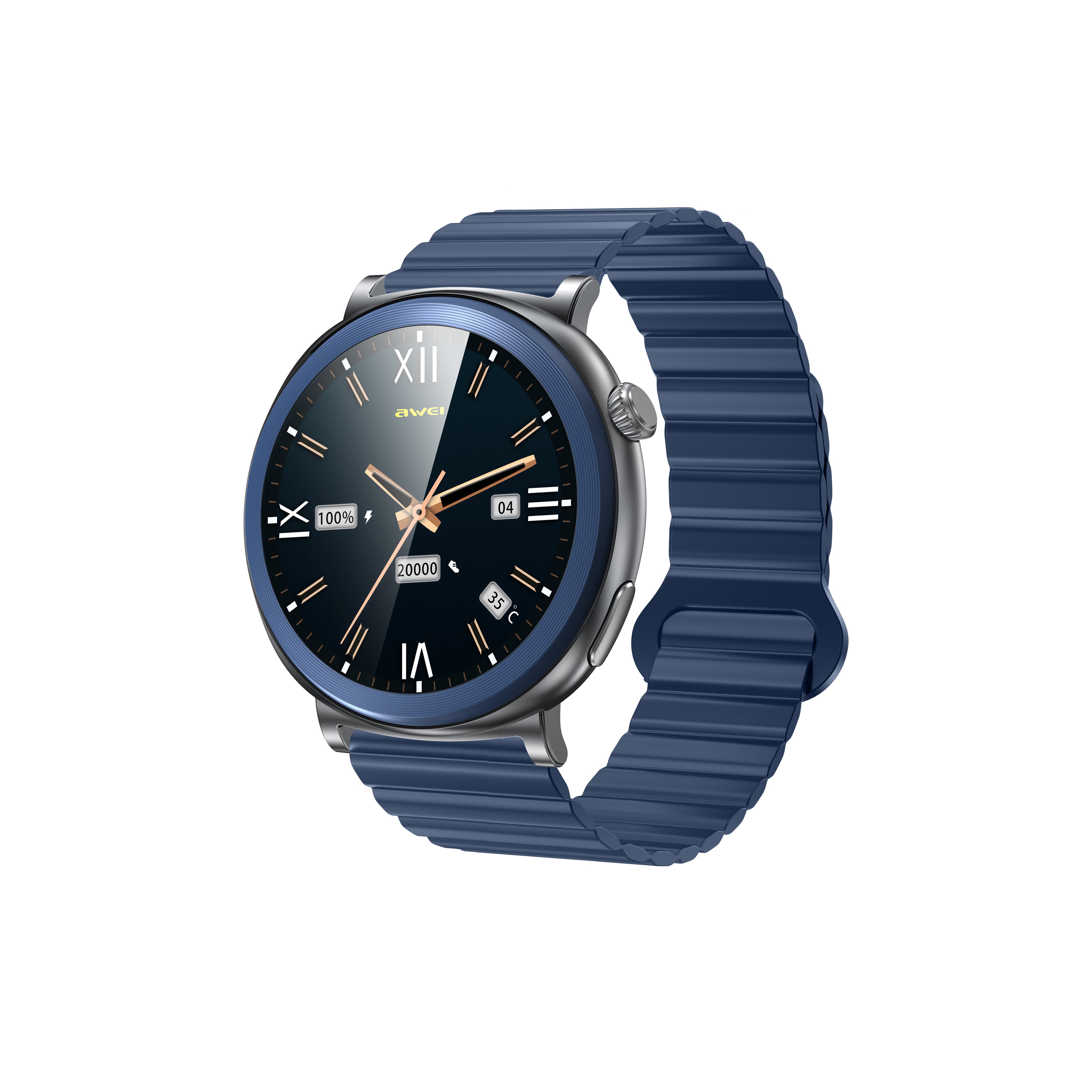 Smartwatch AWEI Série 18 (tela AMOLED, monitoramento de saúde, à prova d'água profissional)