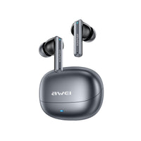 Fones de ouvido AWEI T88 ANC (TWS, baixa latência, cancelamento de ruído duplo com ENC)