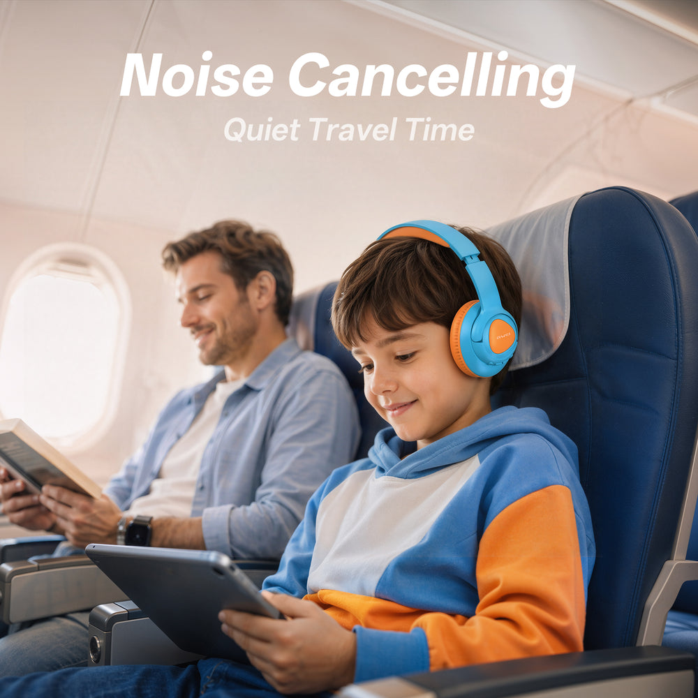 Headset sem fio infantil Awei AT51 (cancelamento de ruído, seguro e confortável)