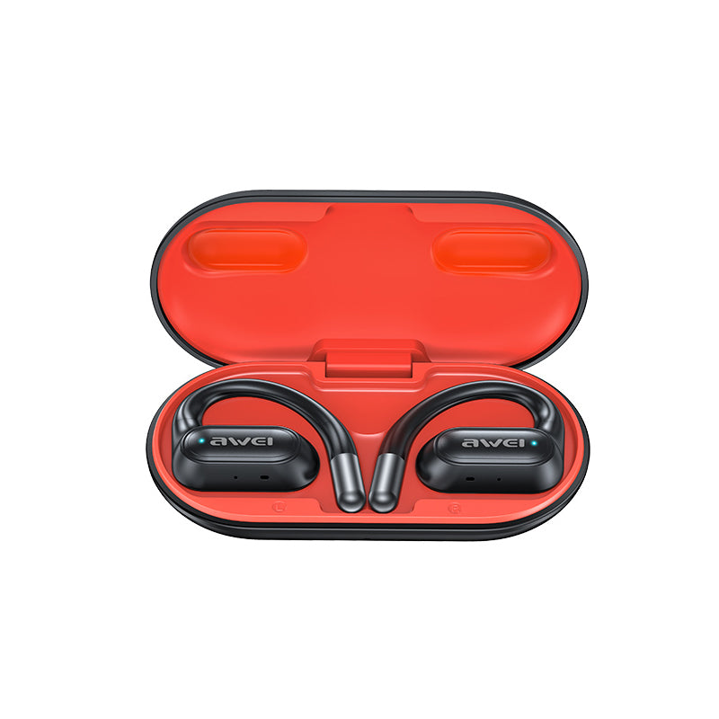 Fones de ouvido AWEI T93 (IA, OWS, condução de ar, esportivos)