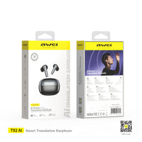 Fone de ouvido AWEI T92 ANC Pro (áudio de alta qualidade, cancelamento ativo de ruído, chamadas nítidas)