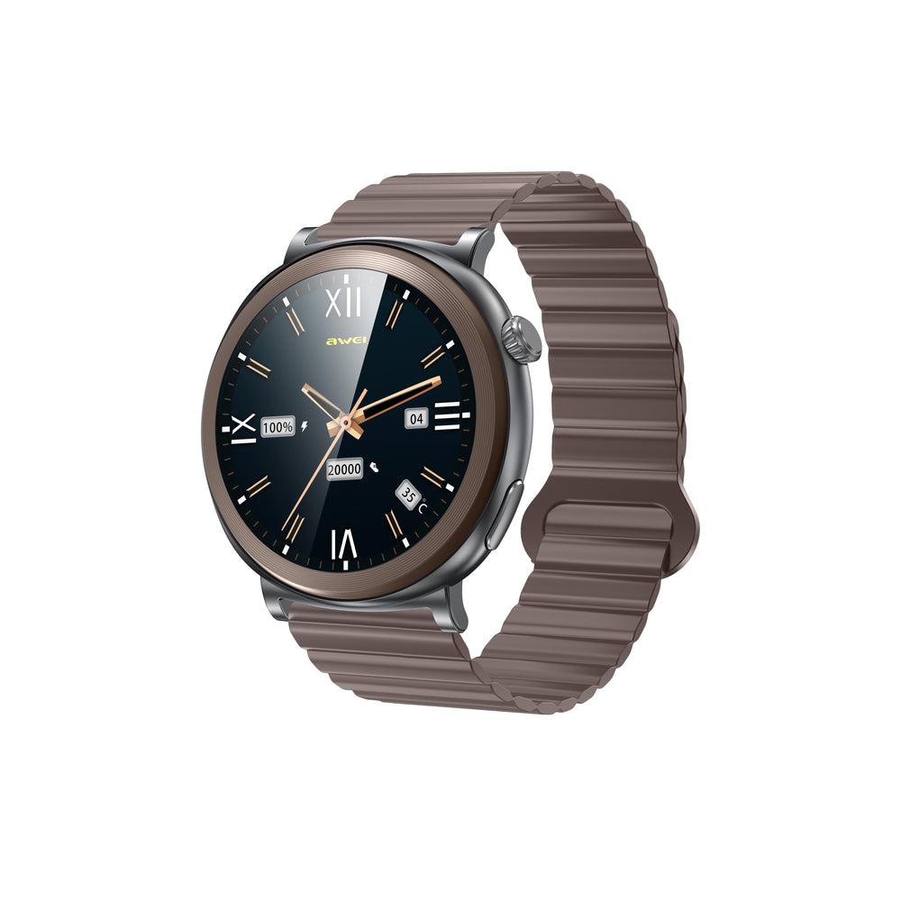 Smartwatch AWEI Série 18 (tela AMOLED, monitoramento de saúde, à prova d'água profissional)