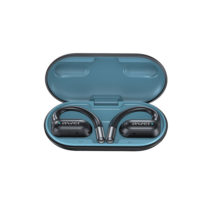 Fones de ouvido AWEI T93 (IA, OWS, condução de ar, esportivos)