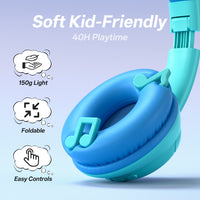 Headset sem fio infantil Awei AT51 (cancelamento de ruído, seguro e confortável)