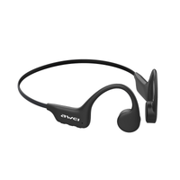 Fone de ouvido de ouvido aberto Awei A899BL (à prova d'água IPX8 para natação, condução óssea)