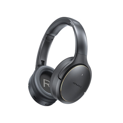 Fone de ouvido AWEI AT20 ANC (cancelamento ativo de ruído, conforto, 5 microfones)