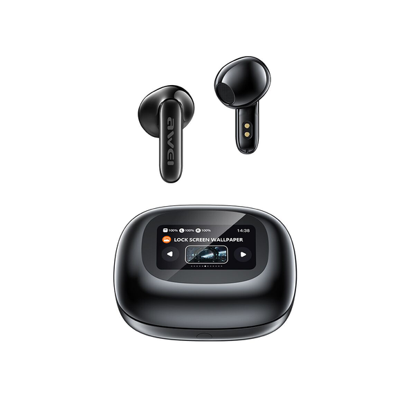 Fone de ouvido AWEI TP97 (tela sensível ao toque, áudio Hi-Fi sem perdas)