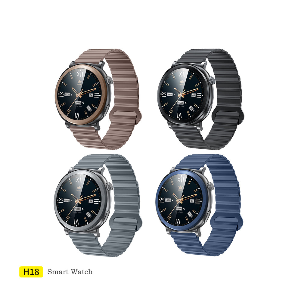 Smartwatch AWEI Série 18 (tela AMOLED, monitoramento de saúde, à prova d'água profissional)