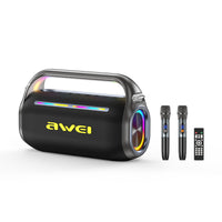 Caixa de som Awei KT18 (áudio de 120W, microfone, karaokê)