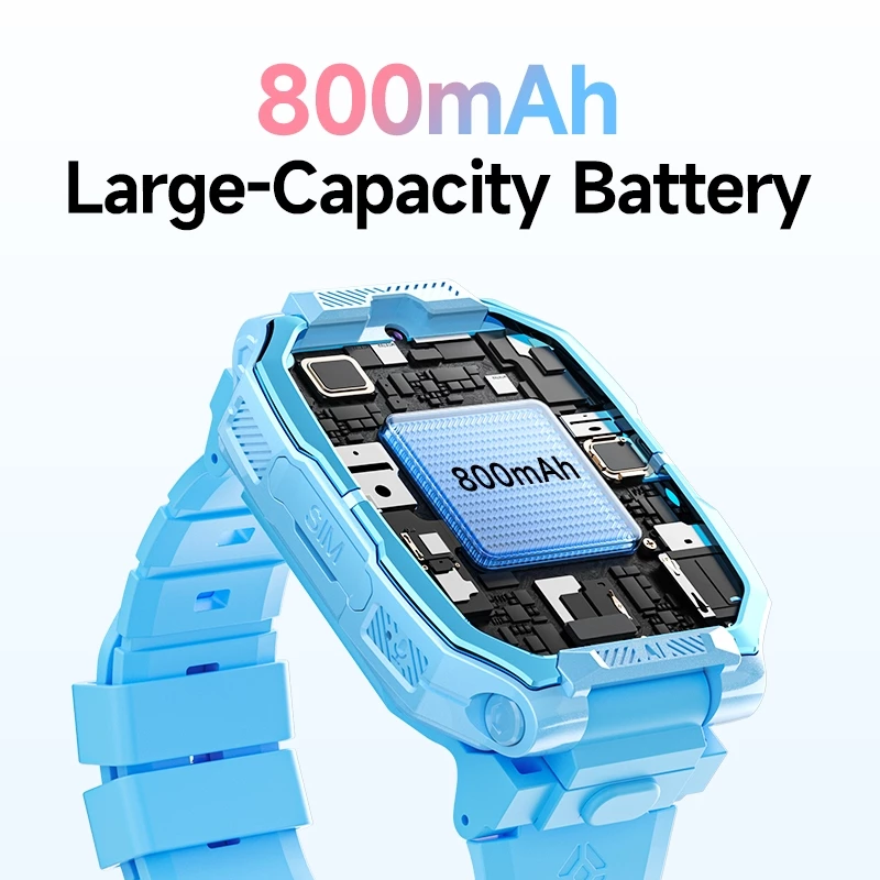 Smartwatch infantil Awei H66 (rastreador GPS, câmera dupla)
