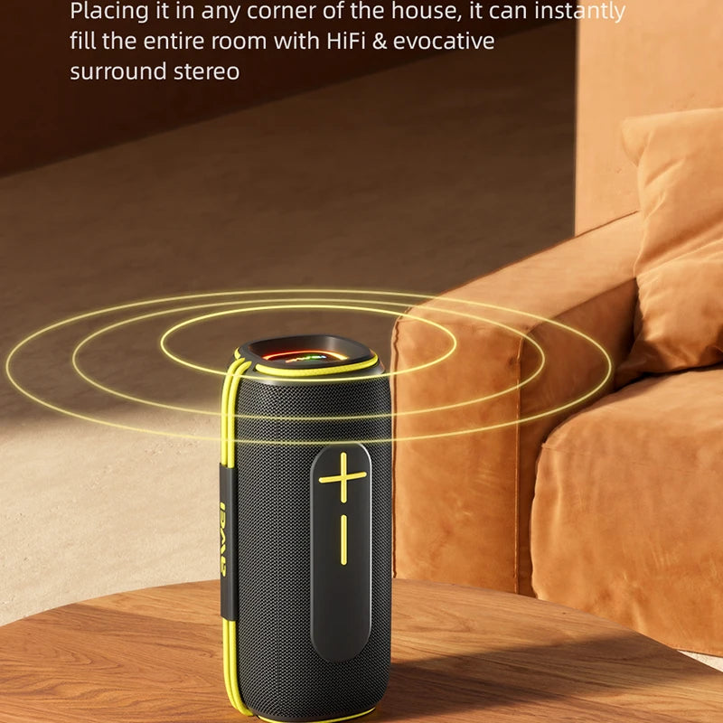 Caixa de som AWEI KA5 (som surround com dois alto-falantes, TWS)