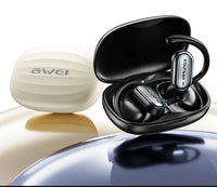 Fones de ouvido AWEI T95 (ganchos abertos, esportivos, ajuste estável)