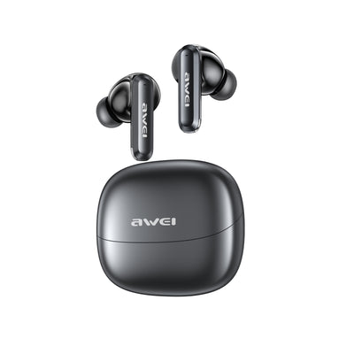 Fone de ouvido Awei T220 ANC (biblioteca de IA, cancelamento ativo de ruído, modo duplo)