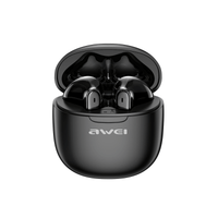 Fones de ouvido TWS estéreo Hi-Fi Awei T68ENC