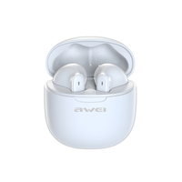 Fones de ouvido TWS estéreo Hi-Fi Awei T68ENC