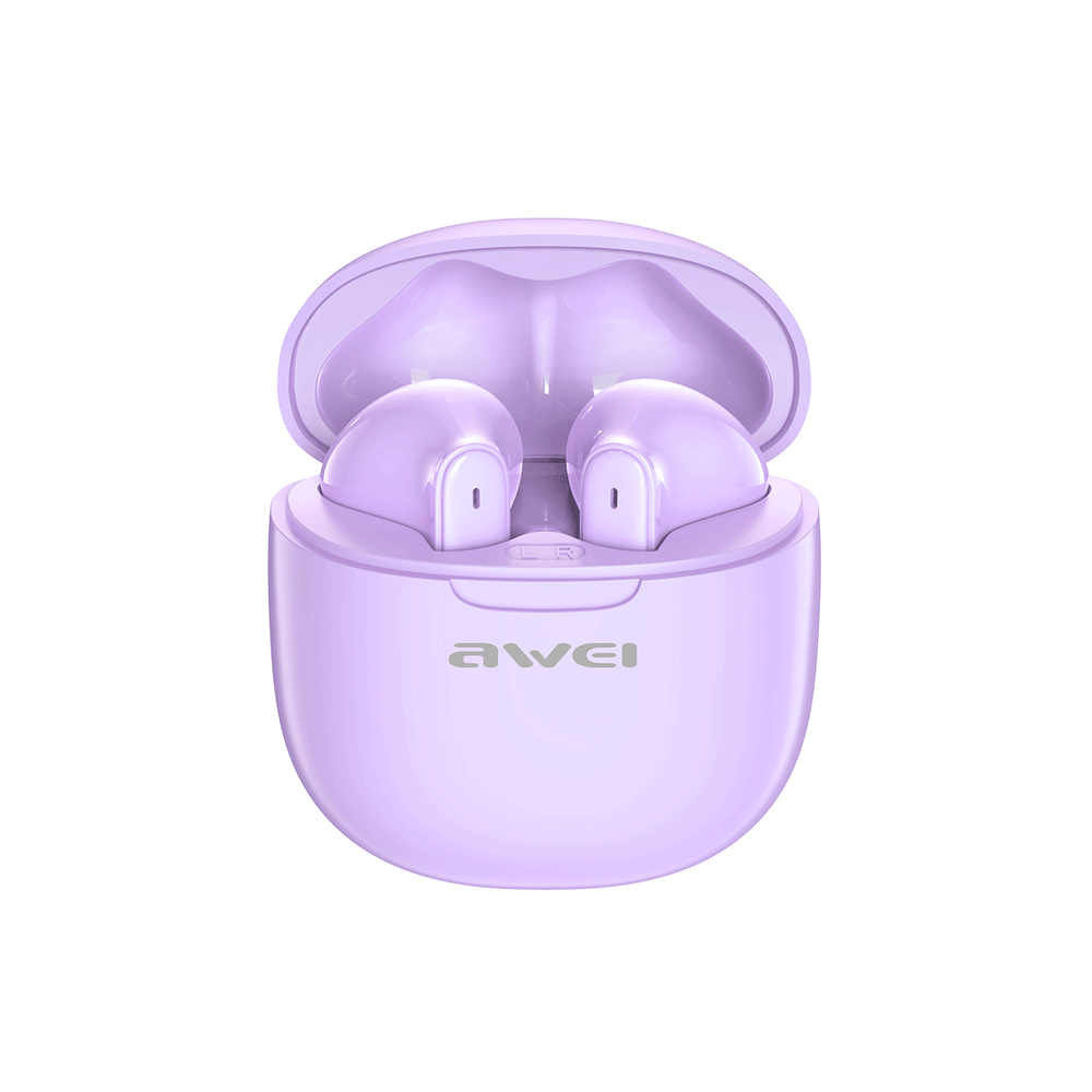 Fones de ouvido TWS estéreo Hi-Fi Awei T68ENC