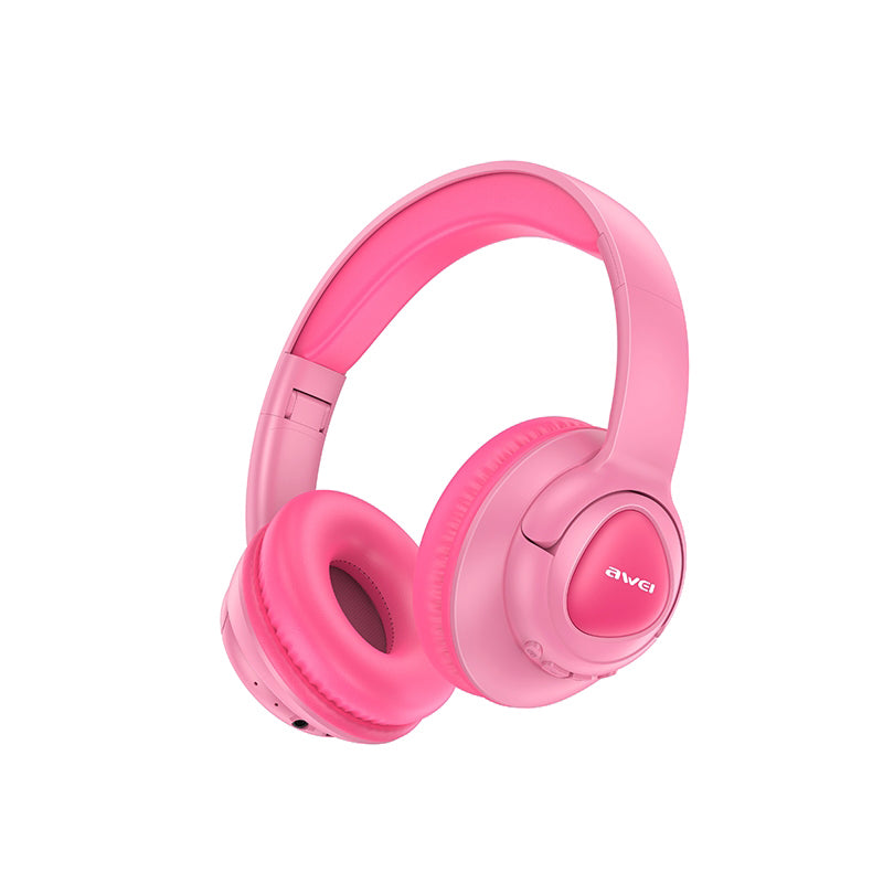 Headset sem fio infantil Awei AT51 (cancelamento de ruído, seguro e confortável)