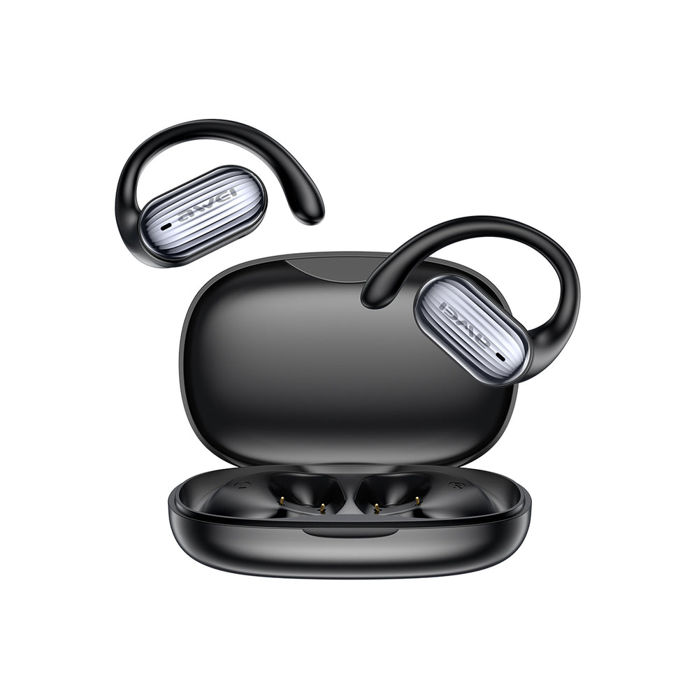 Fones de ouvido AWEI T95 (ganchos abertos, esportivos, ajuste estável)